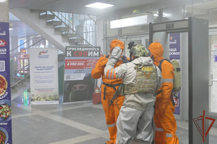 При участии Росгвардии прошло межведомственное учение Оперативного штаба в Томской области