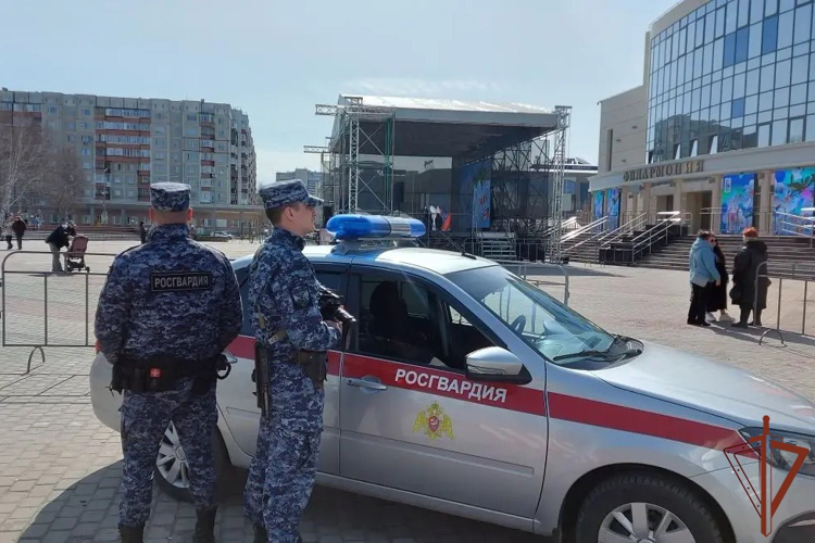 На Урале Росгвардия обеспечила безопасность Дня Весны и Труда
