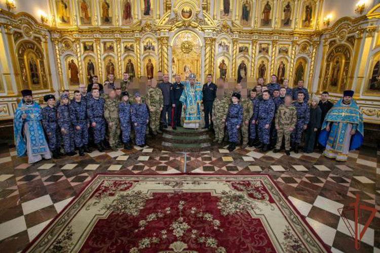 В Саранске росгвардейцы встретились с главой Мордовской митрополии