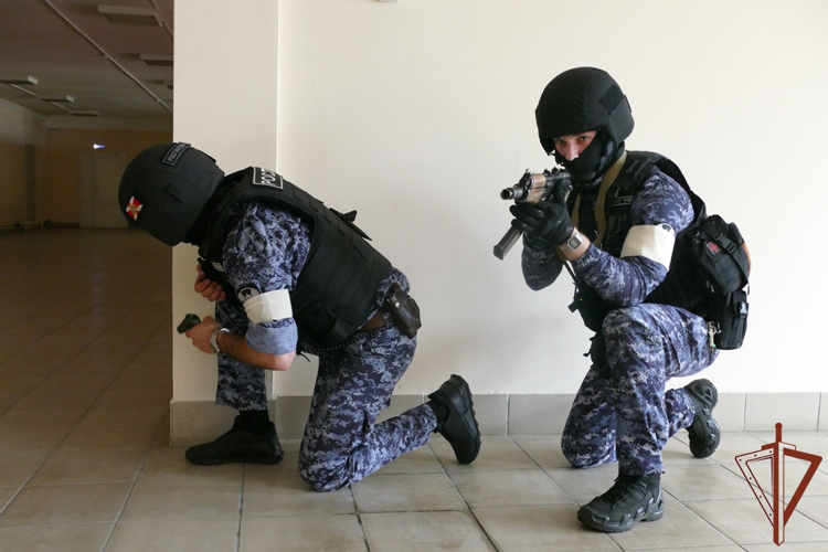 В Томской области Росгвардия приняла участие в командно-штабном учении
