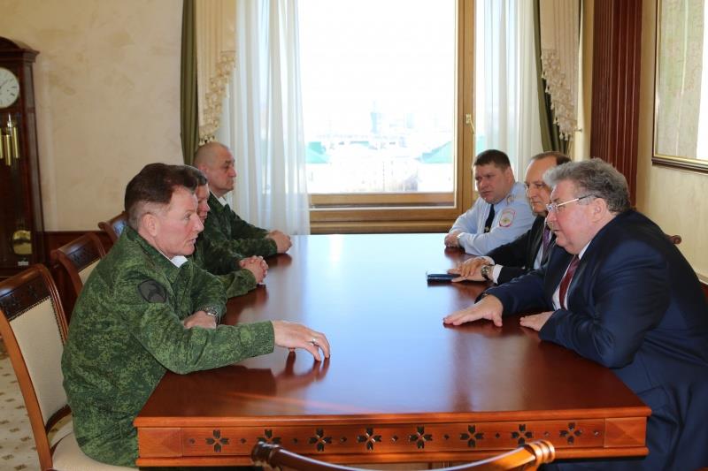 В Республике Мордовии командующий Приволжским округом проверил подразделения Росгвардии