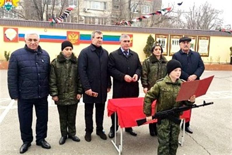 Начальник территориального органа Росгвардии принял присягу у воспитанников кадетского корпуса