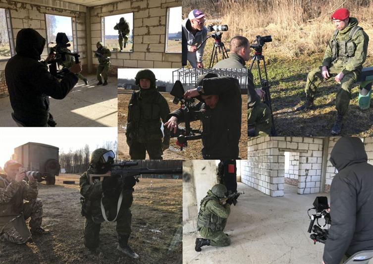 Ведущий военной программы «Часовой» Первого канала побывал в гостях у бойцов ОСпН «Меркурий»