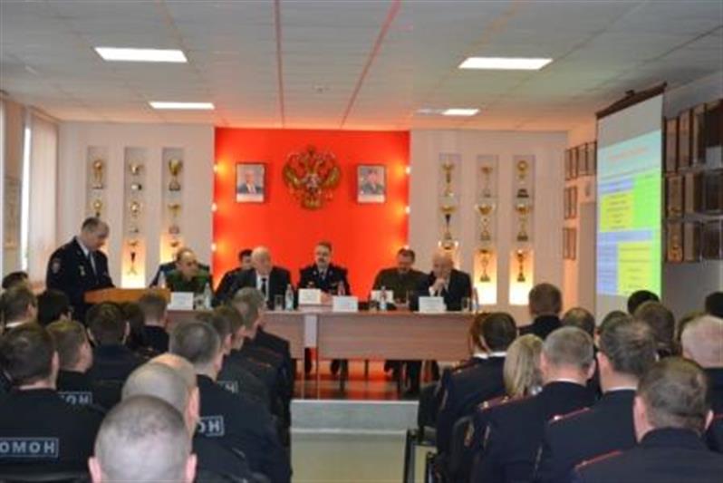 В г. Кургане заместитель командующего Уральским округом подвел итоги работы Отдела Росгвардии за 2016 г.