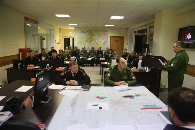 В Центральном округе состоялась командно-штабная тренировка
