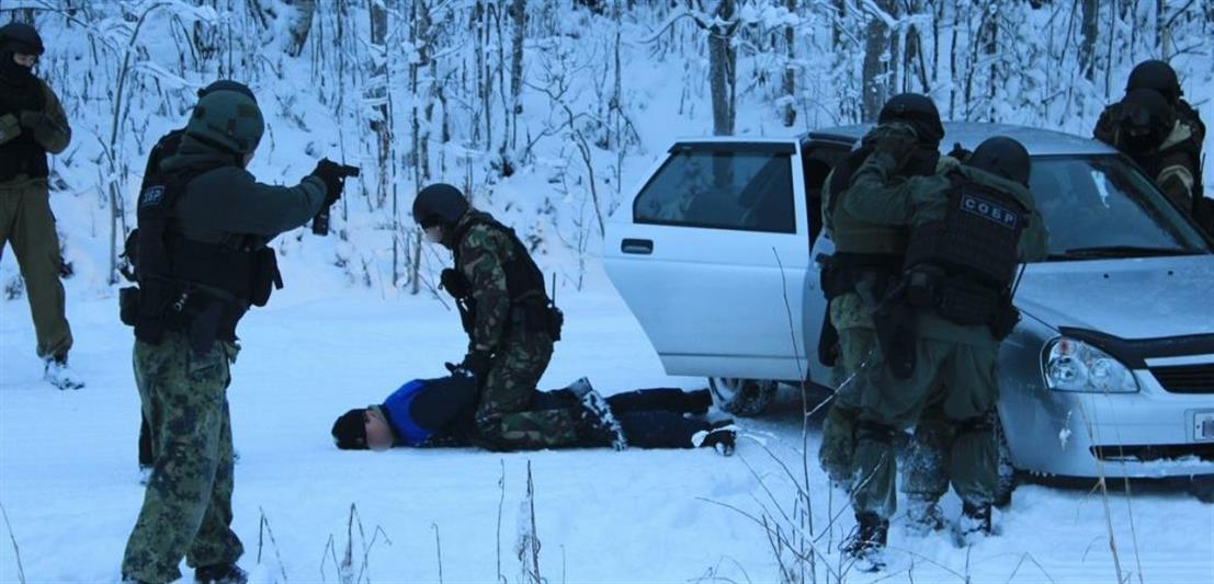 В г. Архангельске бойцы СОБРа провели спецоперацию по пресечению незаконной банковской деятельности