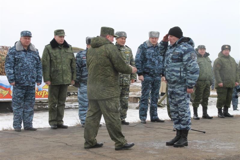 Сотрудники Росгвардии по Волгоградской области приняли участие в полевом сборе силовых структур региона