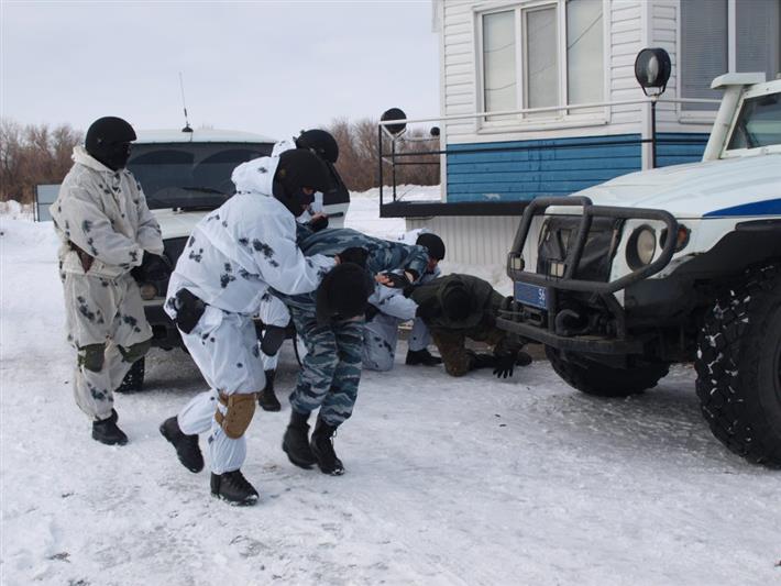 Сотрудники Управления Росгвардии по Оренбургской области приняли участие в тактико-строевом занятии
