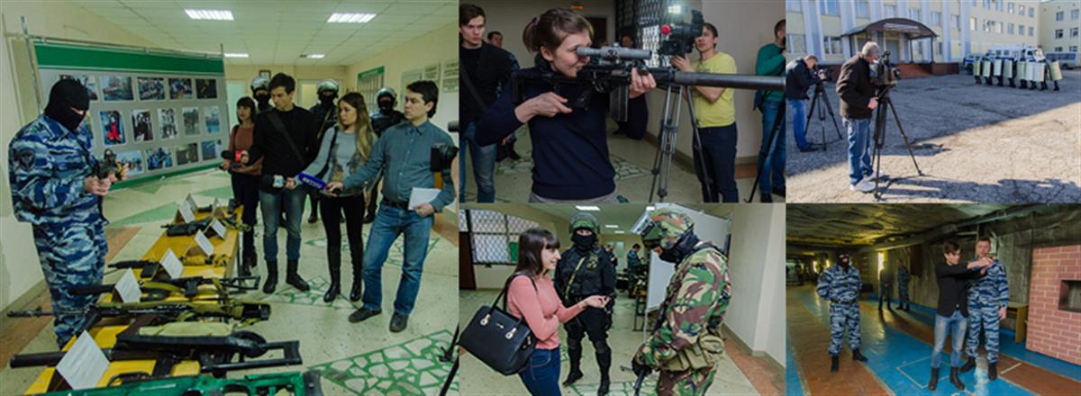 В г. Пензе представители СМИ провели один день с бойцами ОМОНа Росгвардии