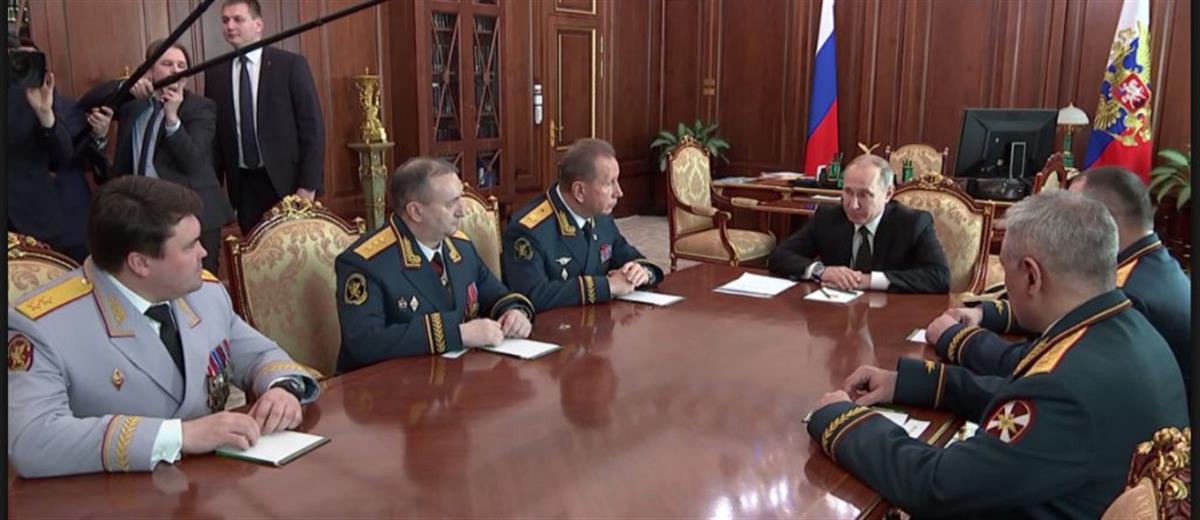 Состоялась встреча Владимира Путина с руководством Федеральной службы войск национальной гвардии РФ (видео)