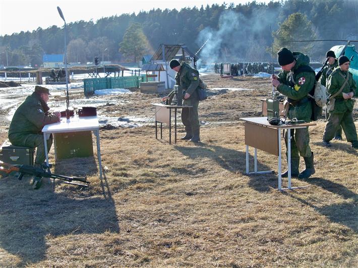 В Новосибирском военном институте проведена полевая практика 