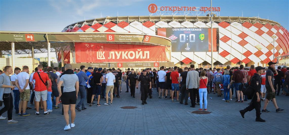Охрана общественного порядка на стадионе «Открытие-Арена»