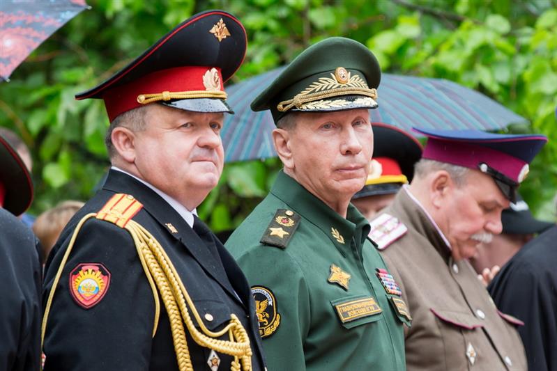 Прощание со Знаменем воспитанников Московского президентского кадетского училища им. М.А. Шолохова