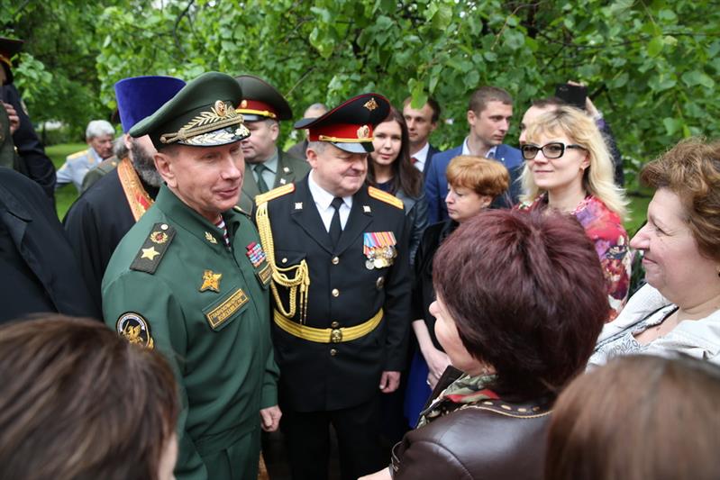 Прощание со Знаменем воспитанников Московского президентского кадетского училища им. М.А. Шолохова