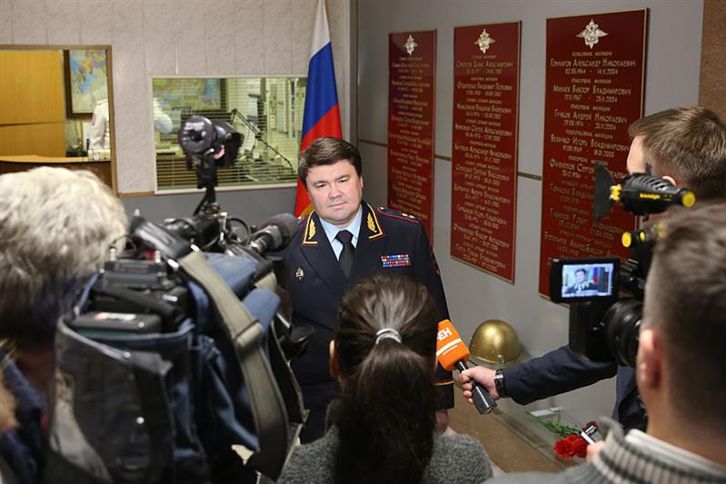 Состоялся брифинг заместителя директора Росгвардии генерал-лейтенанта полиции Сергея Лебедева 