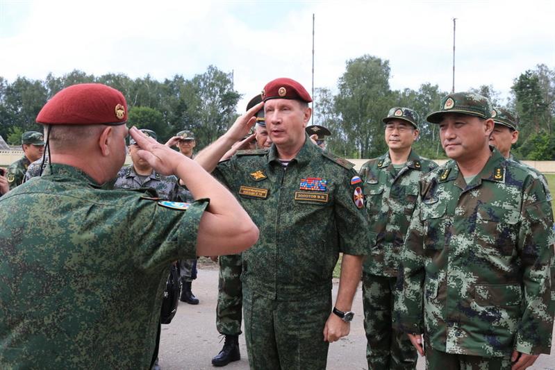 Закрытие российско-китайской комплексной тактико-специальной тренировки «Сотрудничество-2016»