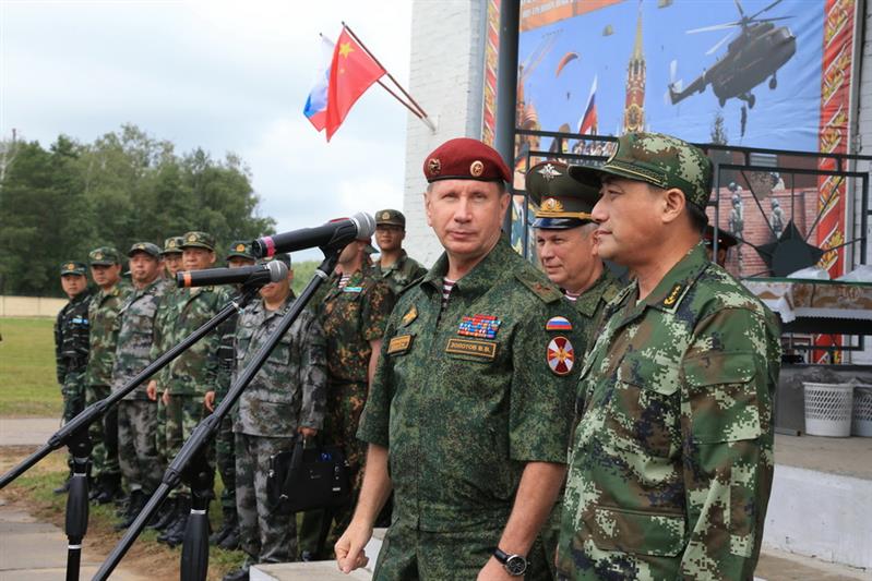 Закрытие российско-китайской комплексной тактико-специальной тренировки «Сотрудничество-2016»