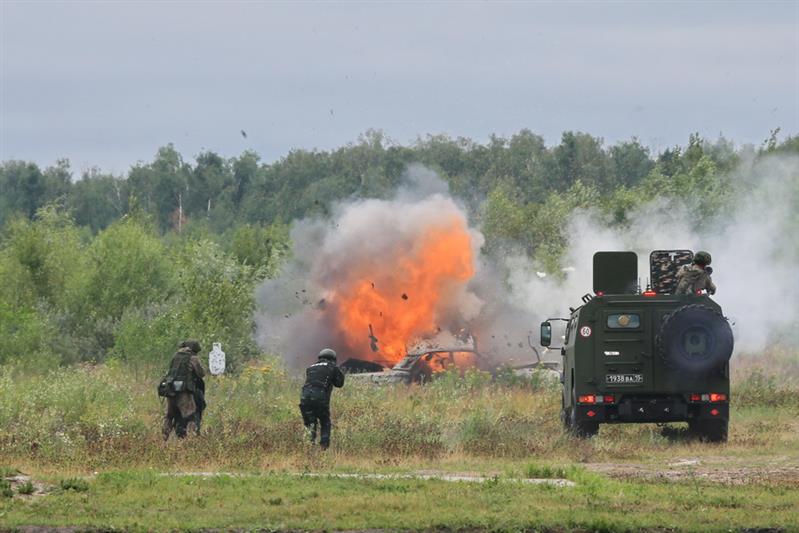Закрытие российско-китайской комплексной тактико-специальной тренировки «Сотрудничество-2016»