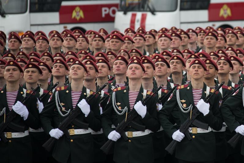 ПОДГОТОВКА ПАРАДНОГО РАСЧЕТА РОСГВАРДИИ