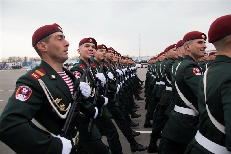 ПОДГОТОВКА ПАРАДНОГО РАСЧЕТА РОСГВАРДИИ