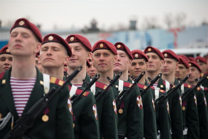 ПОДГОТОВКА ПАРАДНОГО РАСЧЕТА РОСГВАРДИИ