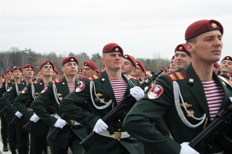ПОДГОТОВКА ПАРАДНОГО РАСЧЕТА РОСГВАРДИИ