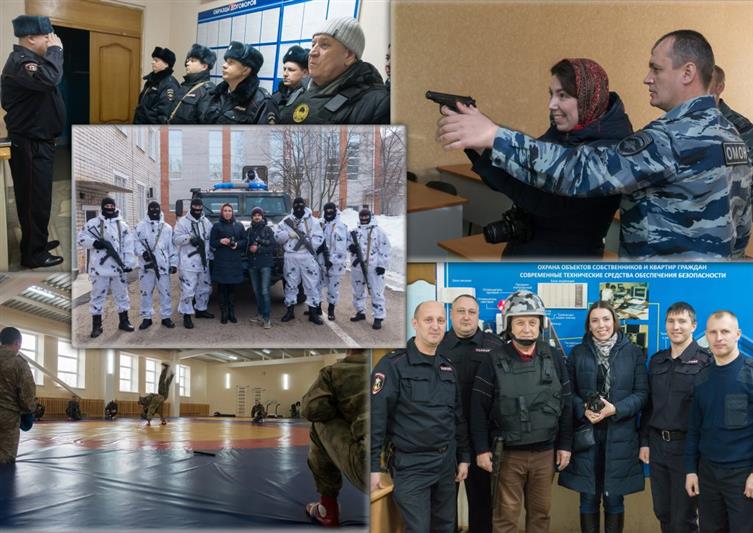 В Республике Чувашии в гостях у сотрудников Росгвардии побывали журналисты