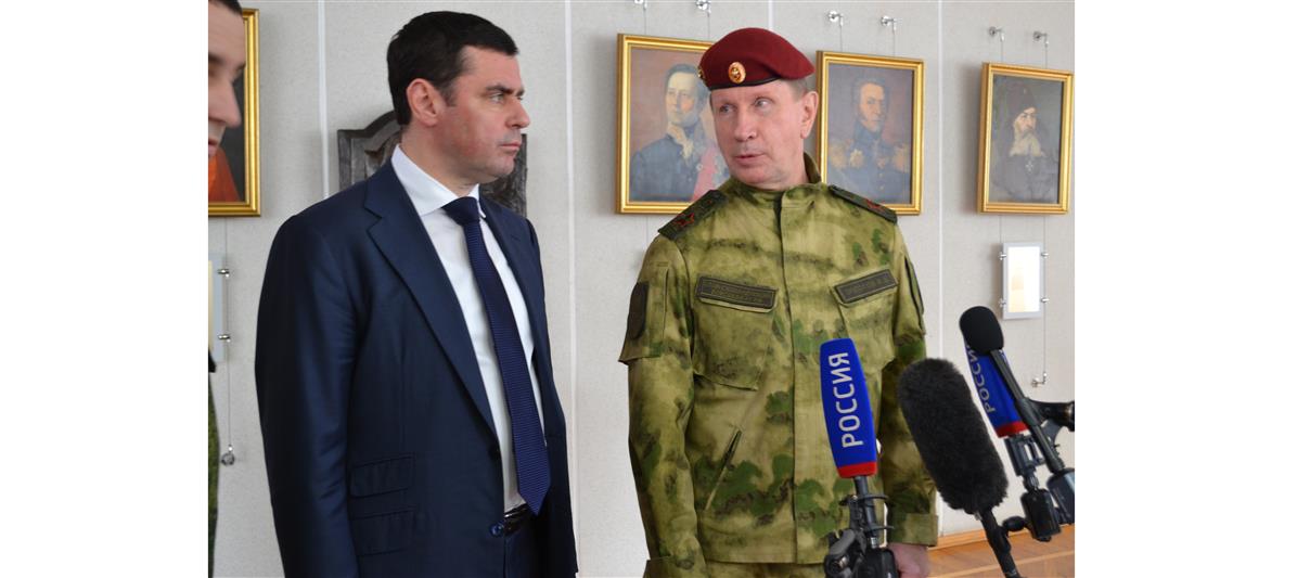 Директор Росгвардии проверил территориальное Управление по Ярославской области и встретился с исполняющим обязанности губернатора региона