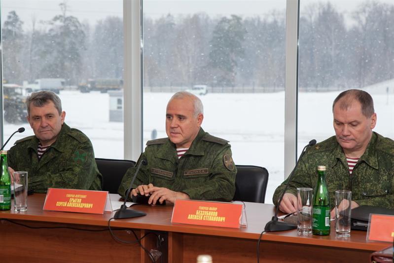Брифинг генерал-лейтенанта Сергея Ерыгина по актуальным вопросам обеспечения войск Росгвардии современным вооружением и военной техникой 