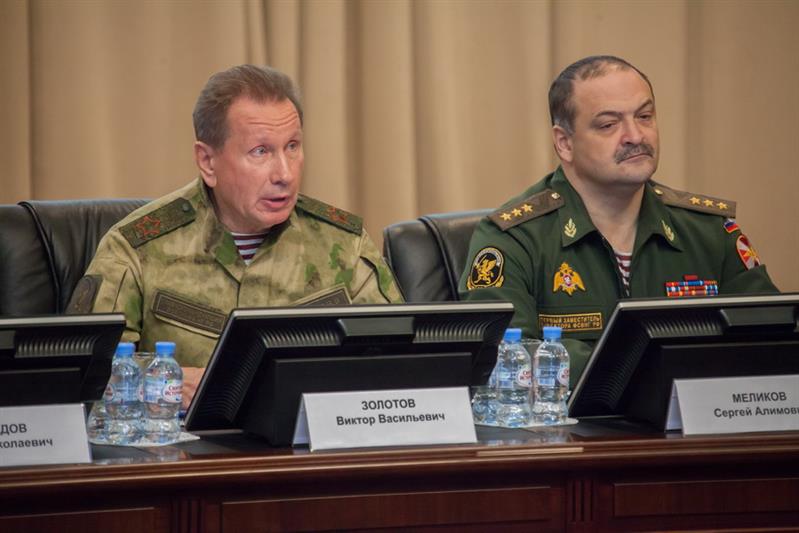 Главнокомандующий Росгвардии генерал армии Виктор Золотов поставил задачи командирам СОБРов и ОМОНов