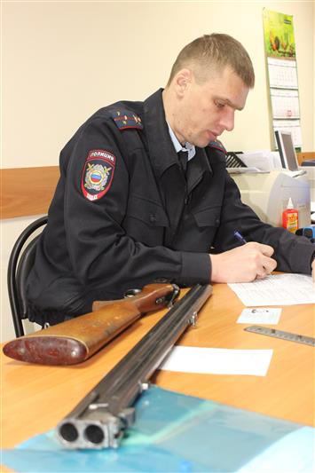 В Липецкой области сотрудники лицензионно-разрешительной системы провели оперативно-профилактическое мероприятие «Оружие»
