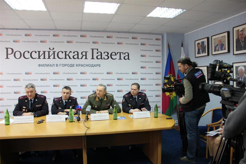 Начальник Главного управления Росгвардии по Краснодарскому краю встретился с журналистами