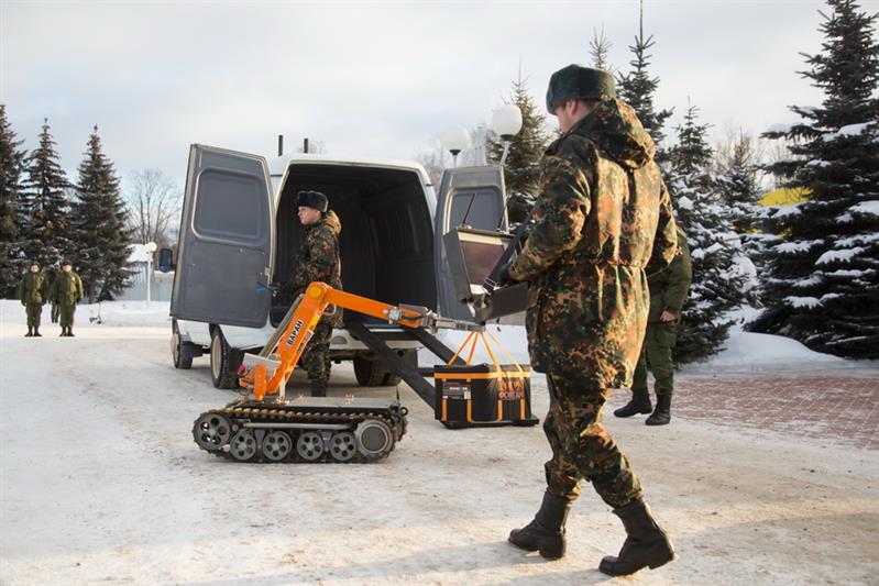 Демонстрационный показ техники инженерных войск