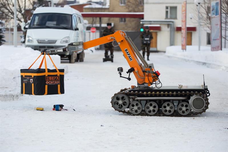Демонстрационный показ техники инженерных войск