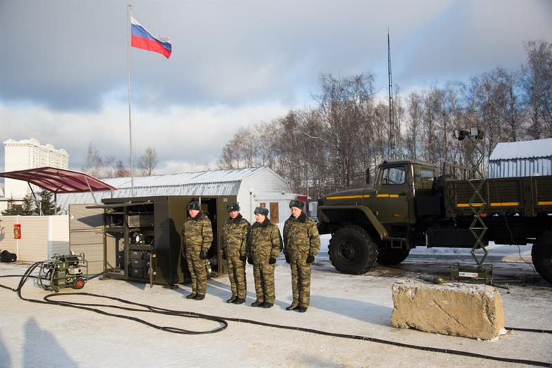 Демонстрационный показ техники инженерных войск