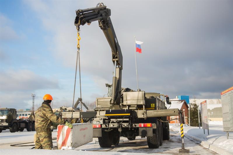Демонстрационный показ техники инженерных войск