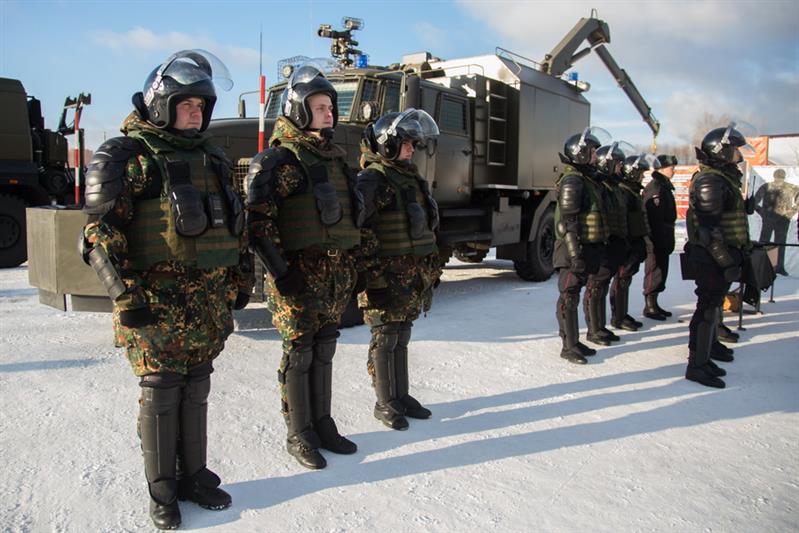 Демонстрационный показ техники инженерных войск