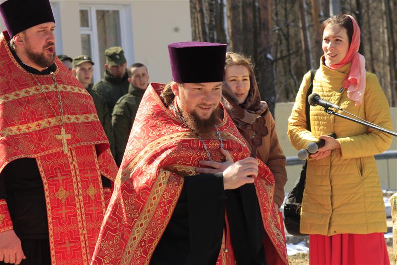 В богородской бригаде оперативного назначения Приволжского округа прошло пасхальное богослужение