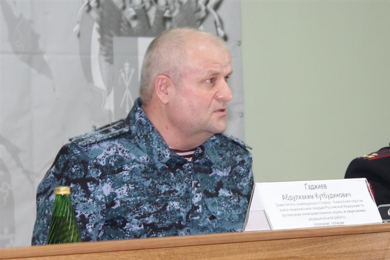 В Ростовской области военнослужащие и сотрудники Росгвардии обсудили с представителями частных охранных организаций вопросы взаимодействия
