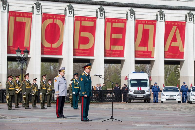 Директор Росгвардии генерал армии Виктор Золотов дал старт автопробегу «ВАХТА ПАМЯТИ. СЫНЫ ВЕЛИКОЙ ПОБЕДЫ»