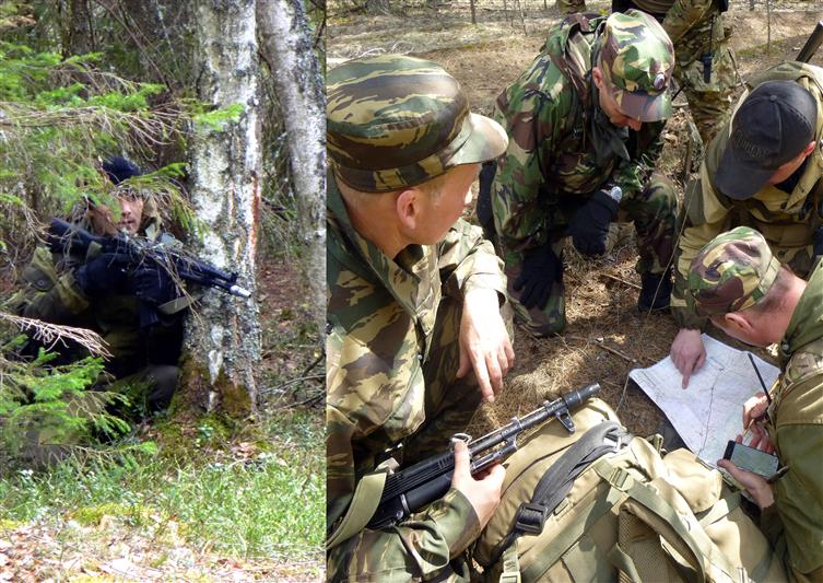 Бойцы СОБРа провели полевой выход