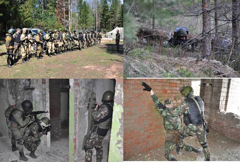 Сотрудники ОМОНа и СОБРа Управления Росгвардии по Удмуртской Республике   провели полевой выход
