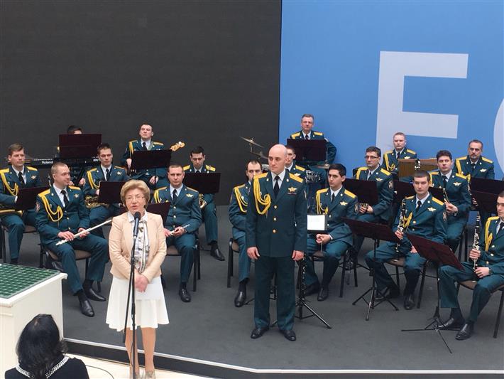 Оркестр Северо-Западного округа выступил на празднике-фестивале «День музейного смотрителя»