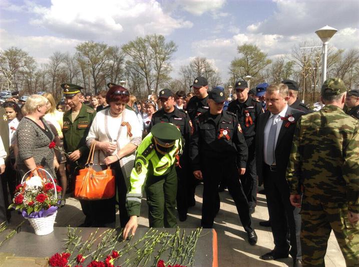 Участники автопробега посетили мемориальный комплекс на въезде в г. Плавск Тульской области