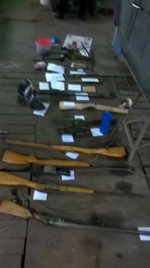 В Республике Карелия сотрудники ОМОНа Росгвардии задержали владельца целого арсенала оружия и боеприпасов