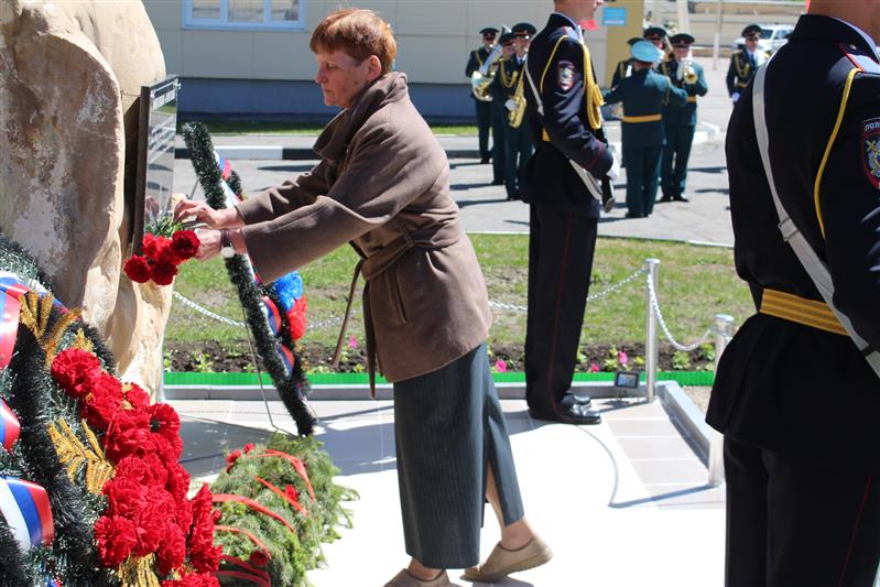 В г. Липецке открыли памятную доску военнослужащему, погибшему при выполнении воинского долга
