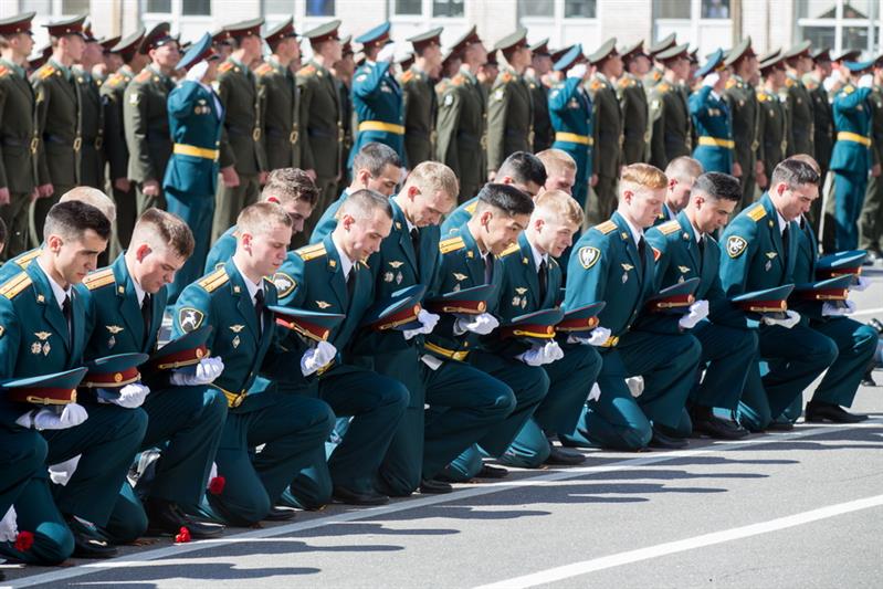 Выпуск лейтенантов в Санкт-Петербургском военном институте Росгвардии