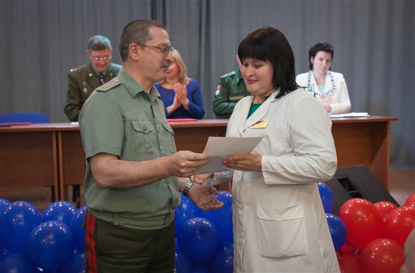 В Главном военном клиническом госпитале Росгвардии состоялось торжественное собрание, посвященное Дню медицинского работника 