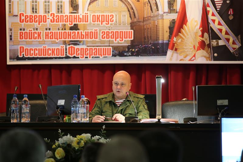 В Северо-Западном округе войск национальной гвардии Российской Федерации начался учебно-методический сбор руководящего состава
