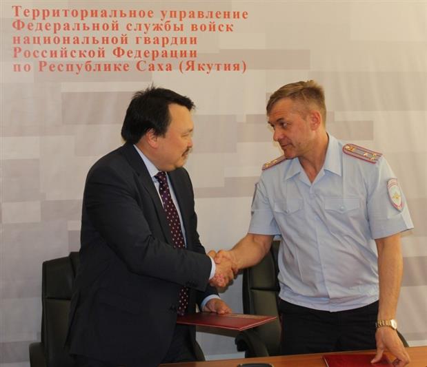 Подписано соглашение о сотрудничестве  между управлением вневедомственной охраны Управления Росгвардии по Республике Саха (Якутия) и Управлением образования окружной администрации г. Якутска